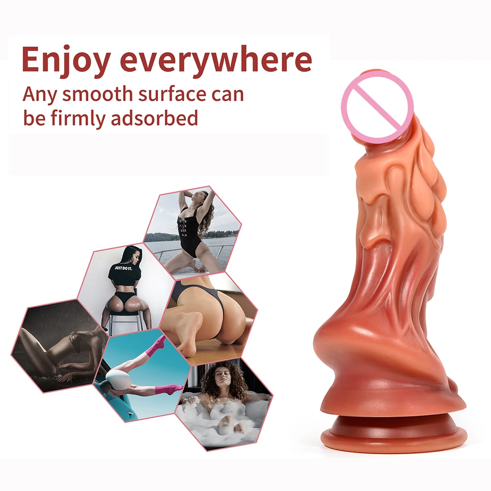 Tracrod Monster Dildo القضيب الكبار مع كوب الشفط كبير سيليكون لوازم منتجات ألعاب الجنس للإناث غشاء دسار المرأة