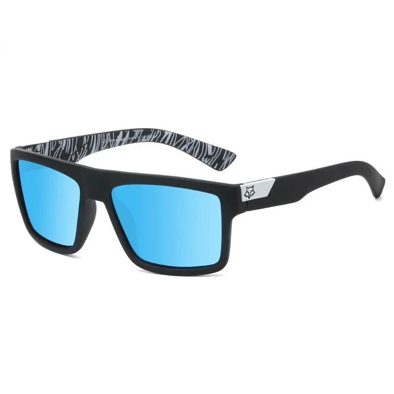 Fox Knight-Lunettes de soleil carrées de haute qualité pour hommes et femmes, lunettes d'équitation en plein air, lunettes de soleil de pêche, nuances rétro, UV400, marque, nouveau