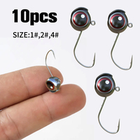 10pcs Tungsten Jig Head Fishhook Fishing Plumb Head for Soft Lure 2g-5g Sharp Soft Worm Jig Hook Tackle Cabeza Plomada Pesca