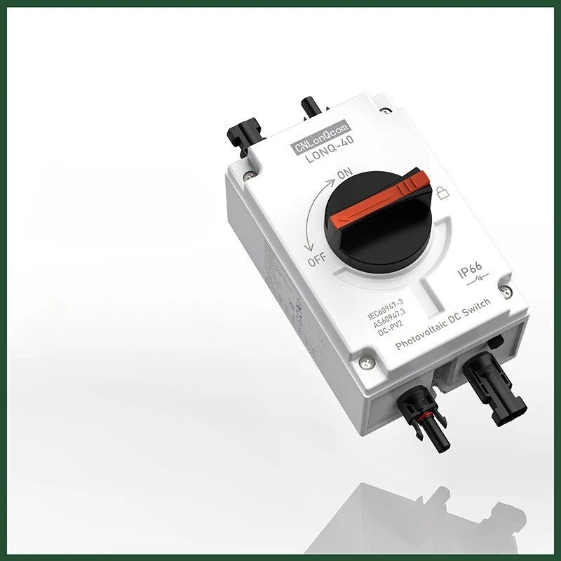 LONQ-40 DC Isolator Solar Switch IP66 Waterproof DC1000V 32A 4P 1Set PV Solar Photovoltaic Disconnect Switch