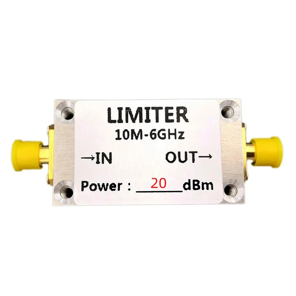 PIN Diode RF Limiter 10M-6GHz 20dBm with CNC Case for HAM Radio Low Noise Amplifier SDR Shortwave Receiver -T44C