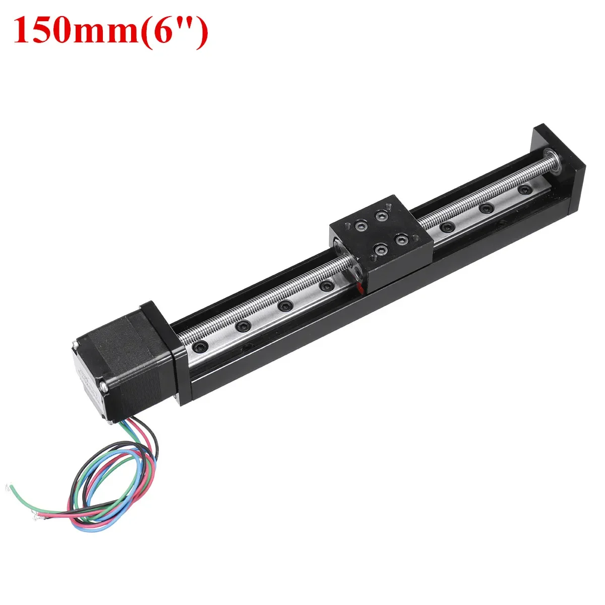 CNC Linear Guide Stage Rail Motion Slide Stage Actuator For 3D Printer XYZ T6*2 Motor Stepper Stroke Actuator  50/100/150/200mm