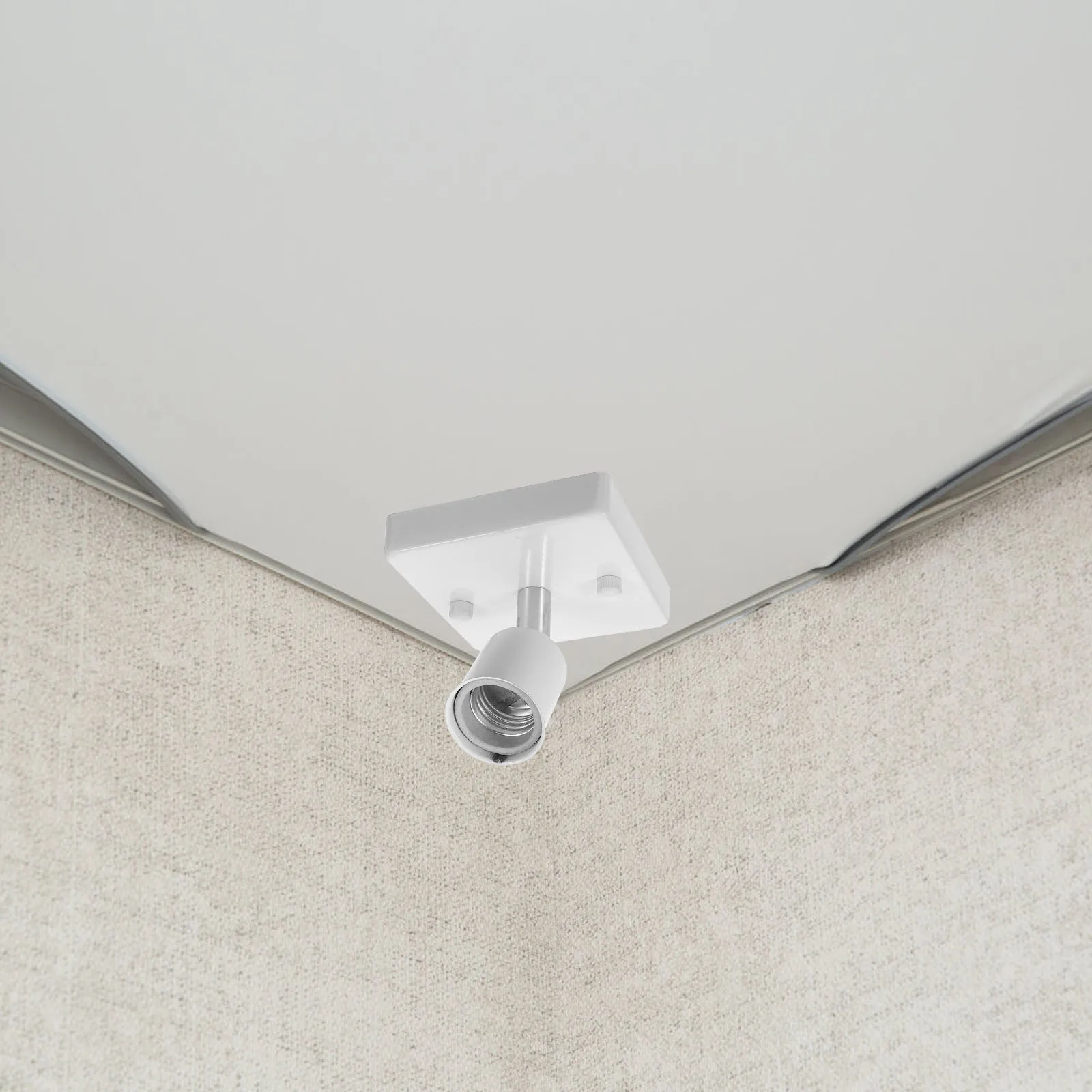 

Rotatable Lamp Durable Flat Design For Household Commercial Use Compatible With E27 Bulbs Simple Sturdy Light Bulb E27 Light