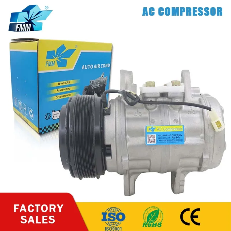 

10P13E AC Compressor for Porsche 924 944 968 1981-1991 94412600800 94412600801 447100-2360 447100-2362 447200-7000 447200-7004