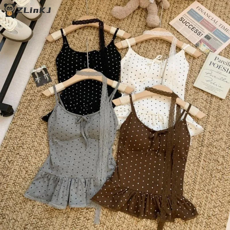 Summer Clothing Young Women - ▶ เสื้อผ้าผู้หญิง แฟชั่นฤดูร้อน ลำลอง ลายจุด สีพื้น