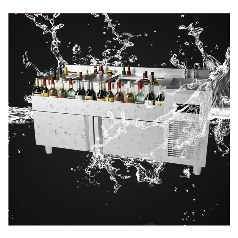 

Custom Bartending Counters Professional American-Style Bar Furniture Bar Cabinets and Accessories Steel Bar Counters(Customized)