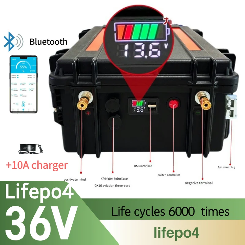 36V100AH 120AH 150AH LiFePO4 Battery 36v battery 100ah /120ah/150ah Lithium iron phosphate battery for electric engine,motor