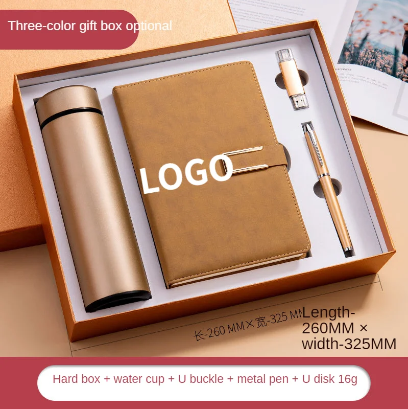 Wholesale Company Logo Thermos Cup Business Gift Set Customized Office Opening Conference Exhibition Gifts