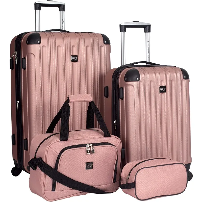 Travelers Club Expandable Midtown Hardside 4-Piece Luggage Travel Set