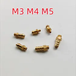 M3 M4 M5 Copper grease nipple Water outlet Spill nozzle Vent Spare Parts Access For Boat Ship Helicopter Toys Model