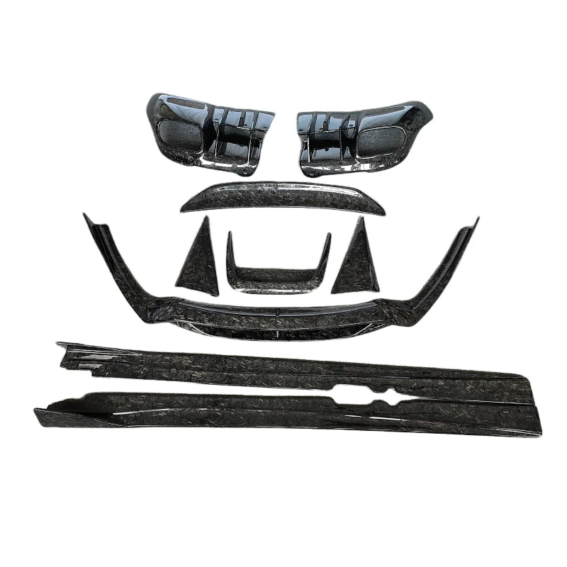 

High Quality Forged Carbon Fiber DMC Style Front Bumper Edge Side Skirts Rear Diffuser Rear Spoiler for Ferrari F12 Body Kit