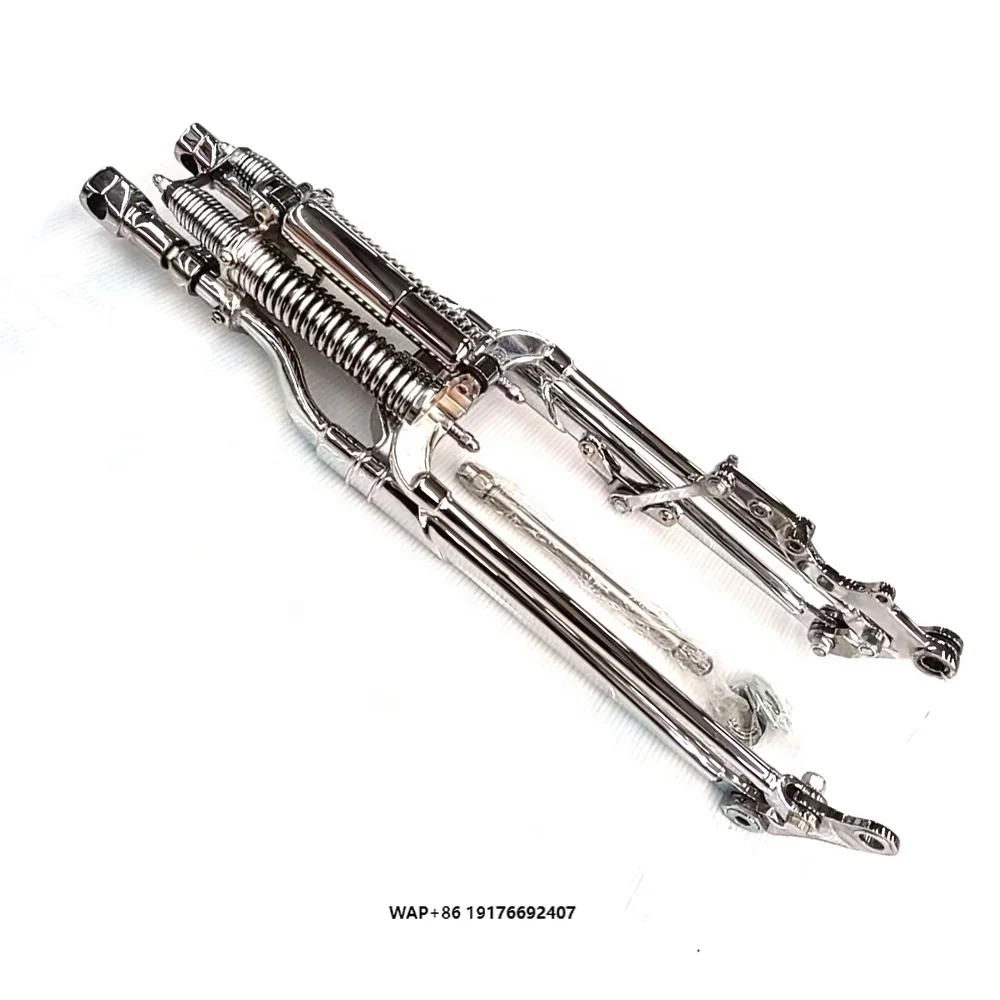 

Vintage Springer Fork for Motorcycles Chromed and Black Springer Front Fork End Motorcycle Body Systems