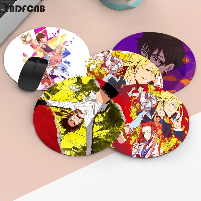 

Anime GREAT PRETENDER Mousepad Round Custom Skin Desktop Desk Mat Kawaii Gaming Accessories Pad Mouse Pad For PC Mouse Carpet