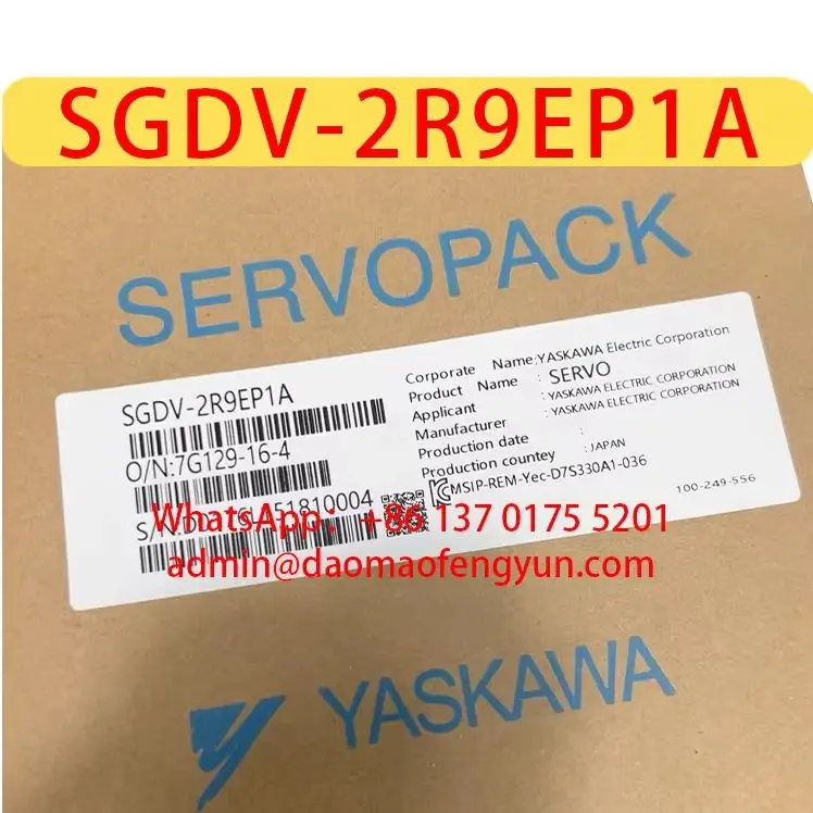 SGDV-2R9EP1A Brand New Servo Drive Original Genuine 1-year warranty Fast Shipping，SGDV 2R9EP1A