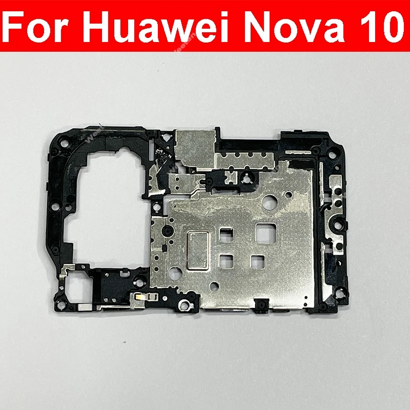 Mainboard Cover For Huawei Nova 10 Mainboard Cover Motherbaord Holder Frame With Flashlight Lamp Replacement Repair Parts