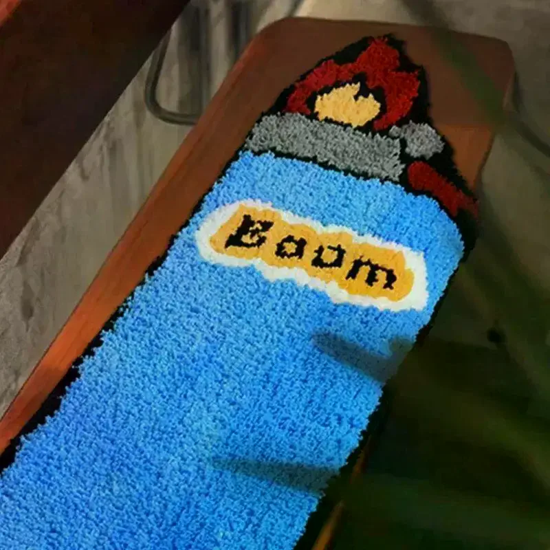1 Pc Creative Lighter Shape Lo - огляд і ціна Jet Home Bathroom Mats