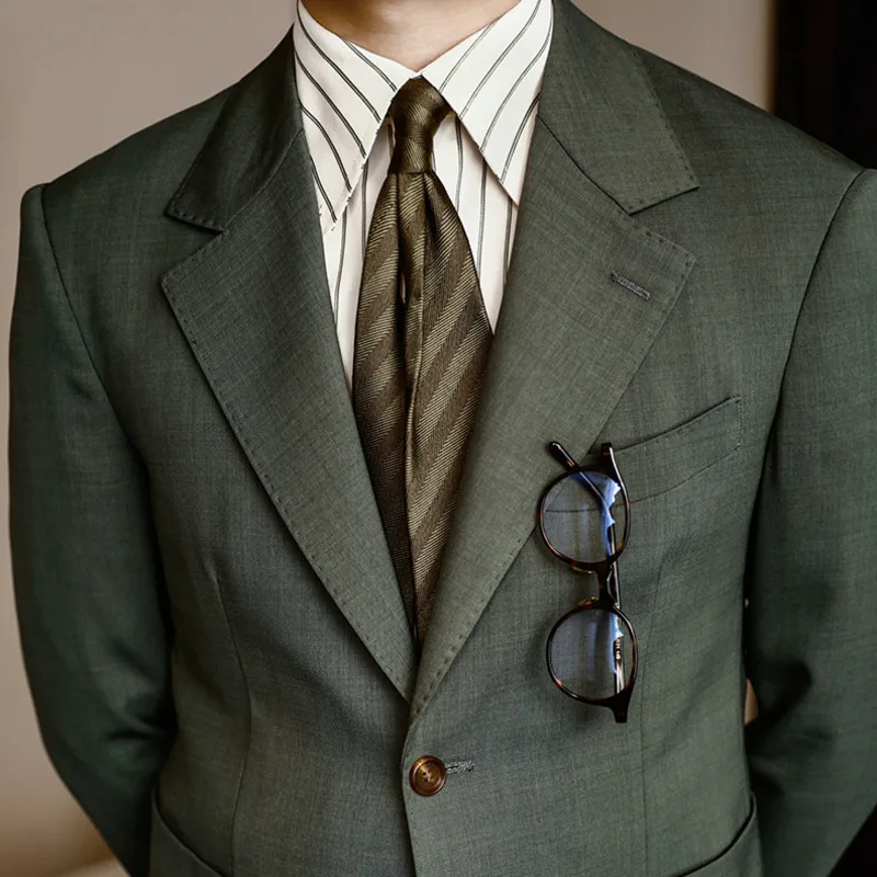 Fatos de casamento masculinos monocromáticos, trajes formais, vestido casual, trabalho de escritório, festa, baile de formatura, alta qualidade, 2