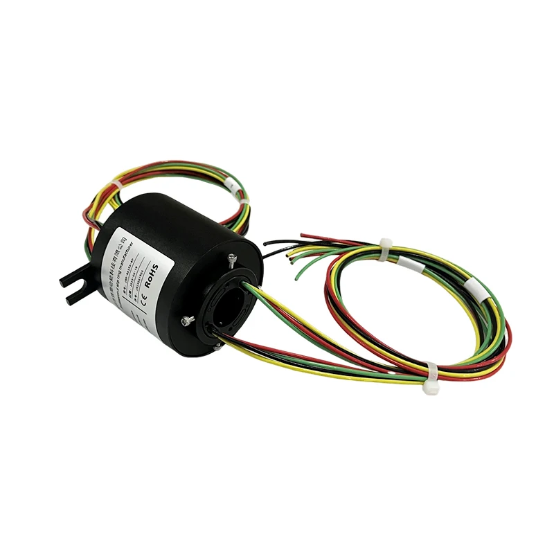 

Slip Rings ID 25.4mm OD 78mm, 8 rings 20A Through bore Slip Ring for crane robot etc equipment