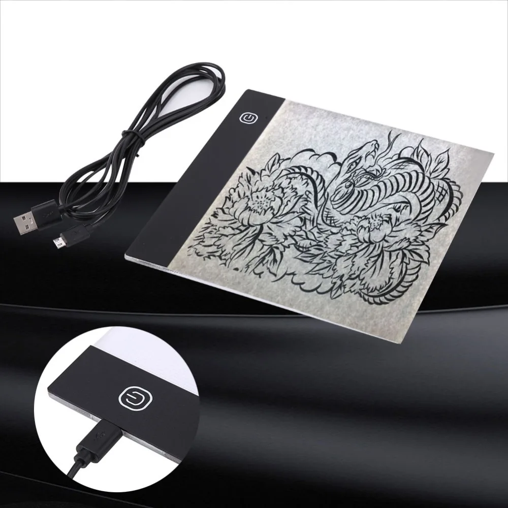2PCS even soft light source A5 LED Light Drawing Board slim portable body Calligraphy Copy Light Table
