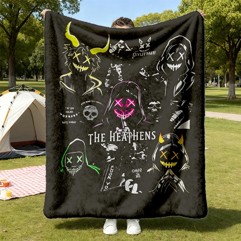 Dark Romance Flannel Blanket, The Heathens Legacy of Gods Flannel Throw, God of Malice Cozy Blanket, Book Lover Gifts