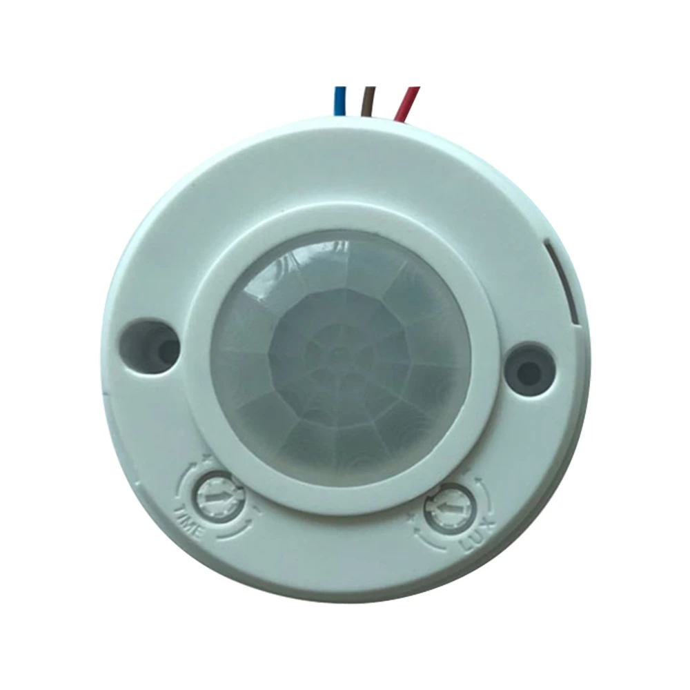 AC80-250V High Sensitivity 120 degree Ceiling Infrared PIR Motion Sensor Switch Led Light Motion Sensor 220V Delay Adjustable