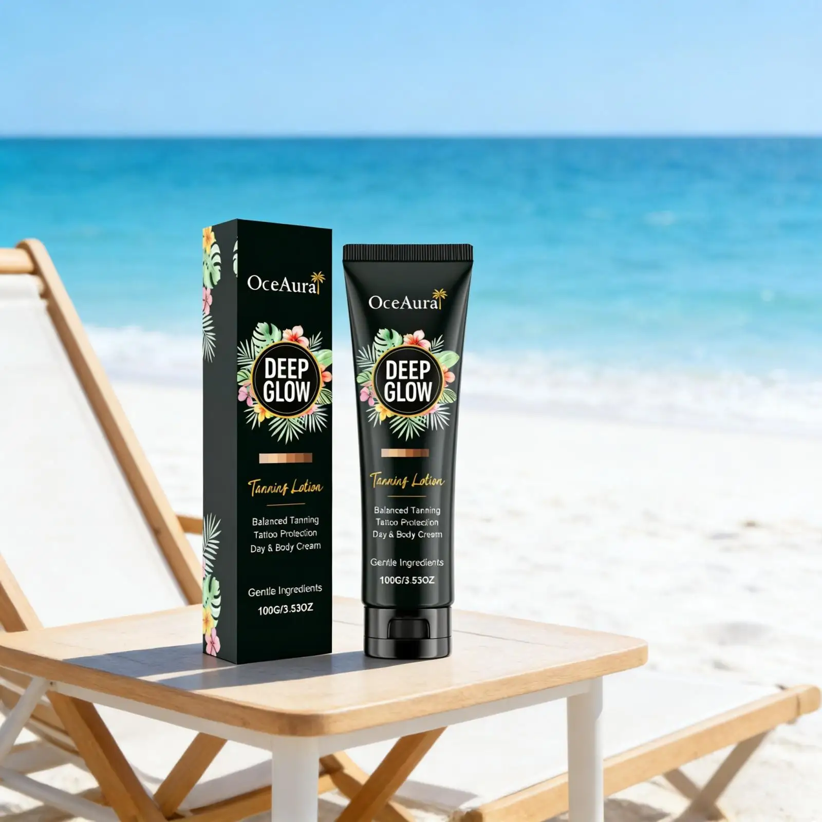 

OceAura Self-Tanning Cream Without Sun Tanning Accelerator Waterproof Browning Glowing Skin Care Products Sunless Tanning Lotion