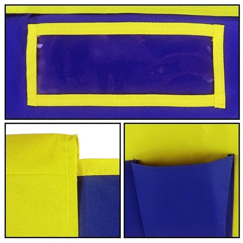 School Classroom Chair Pockets Chairback Buddy Organizer Pockets Seat Sacks Kids With Name Tag Slot For Kids Storage Pouch