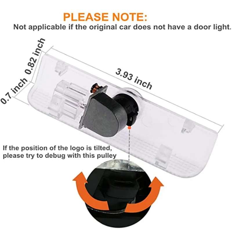 2Pcs Auto Tür Willkommen Licht LED Laser Projektor Licht Auto Zubehör Für Nissan NAVARA 2015-2021 2016 2017 2018 2019 2020 2021 – Detail 4