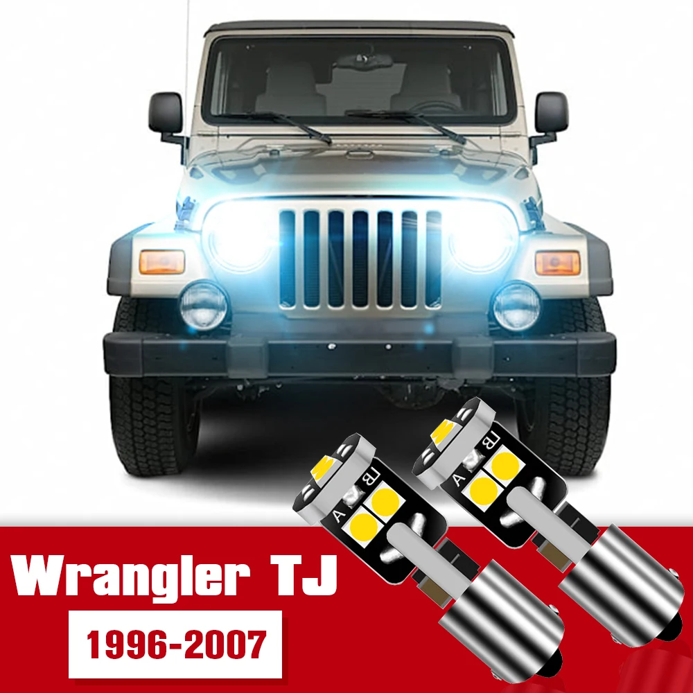 2x LED Accessories Parking Light Bulb Clearance Lamp For Jeep Wrangler mk2 TJ 1996-2007 1999 2000 2001 2002 2003 2004 2005 2006