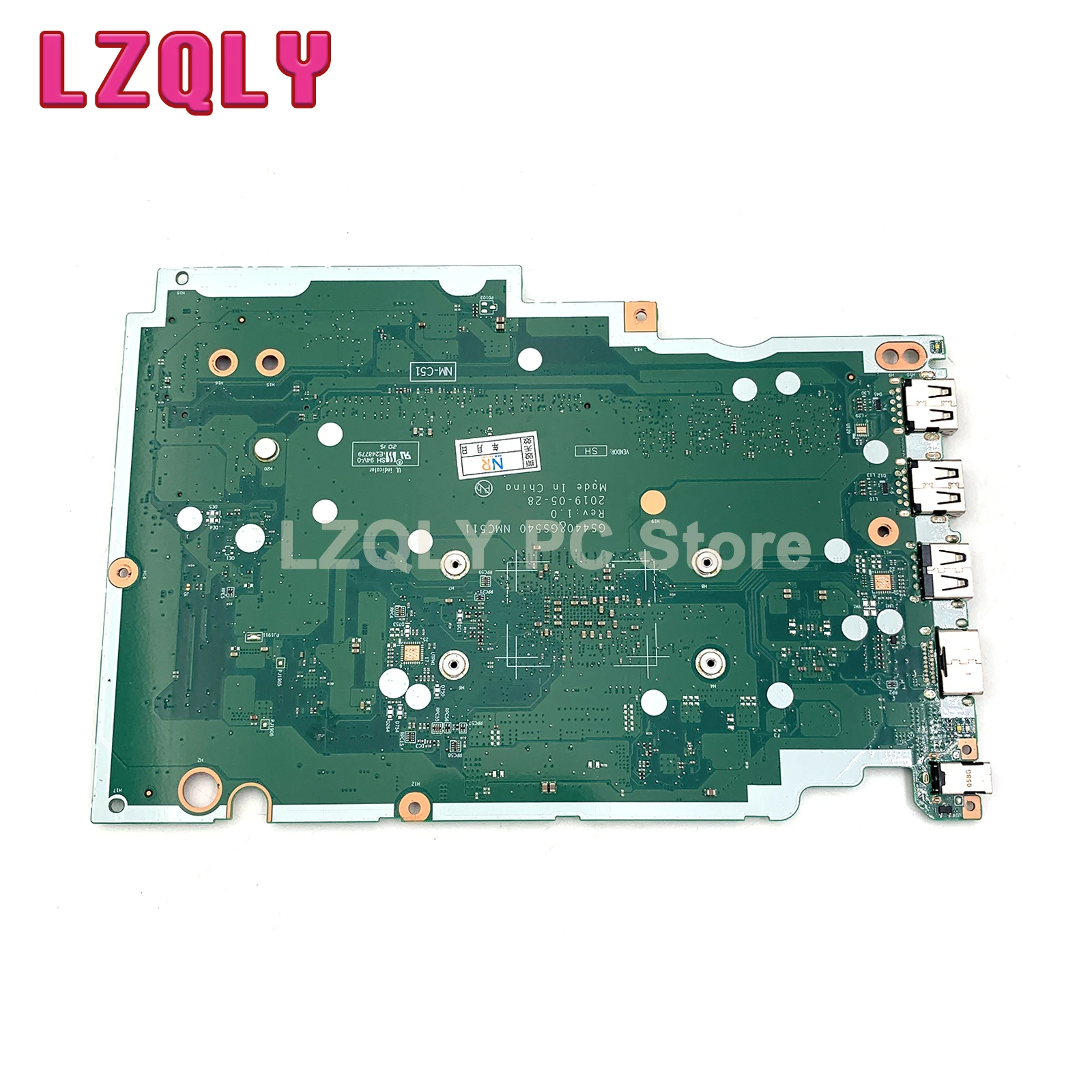 For Lenovo Ideapad S145-14API Laptop Motherboard With Athlon 300U R3-3200 R5-3500 R7-3700 CPU 4GB-RAM GS440&GS540 NMC511 NM-C511