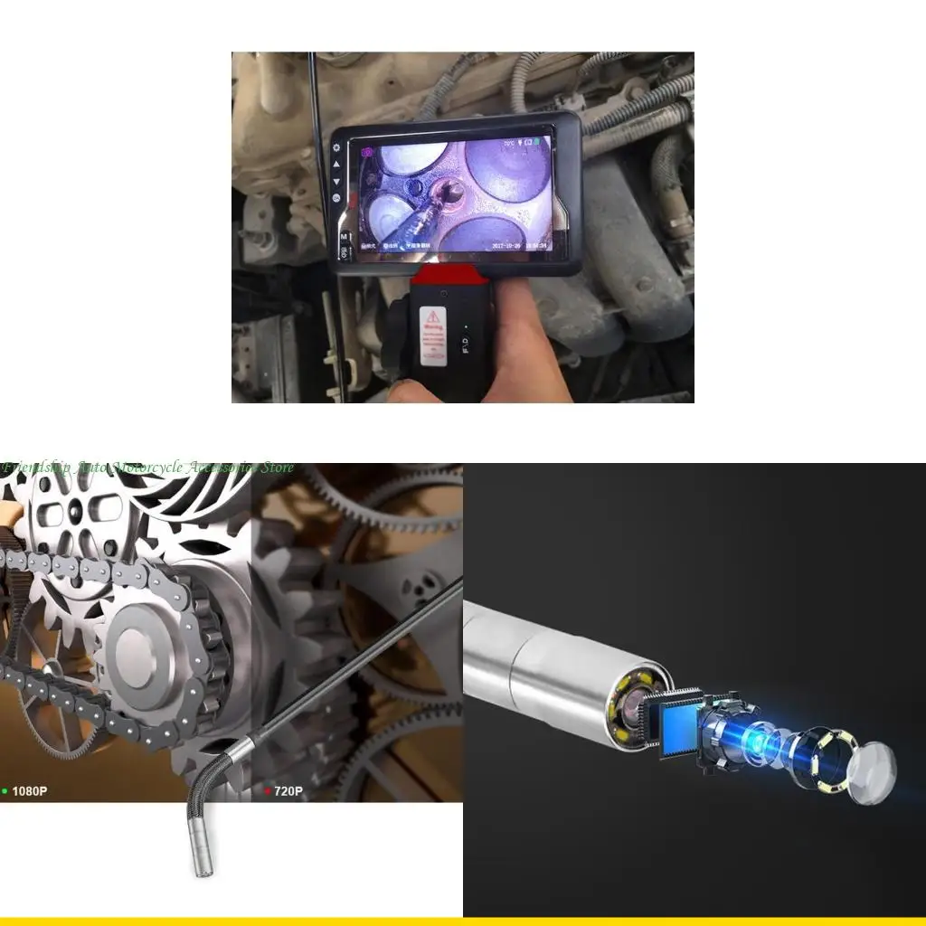 

SZCH Endoscope for Auto Inspection 6/8mm Lens Borescope Camera 1080P Professional