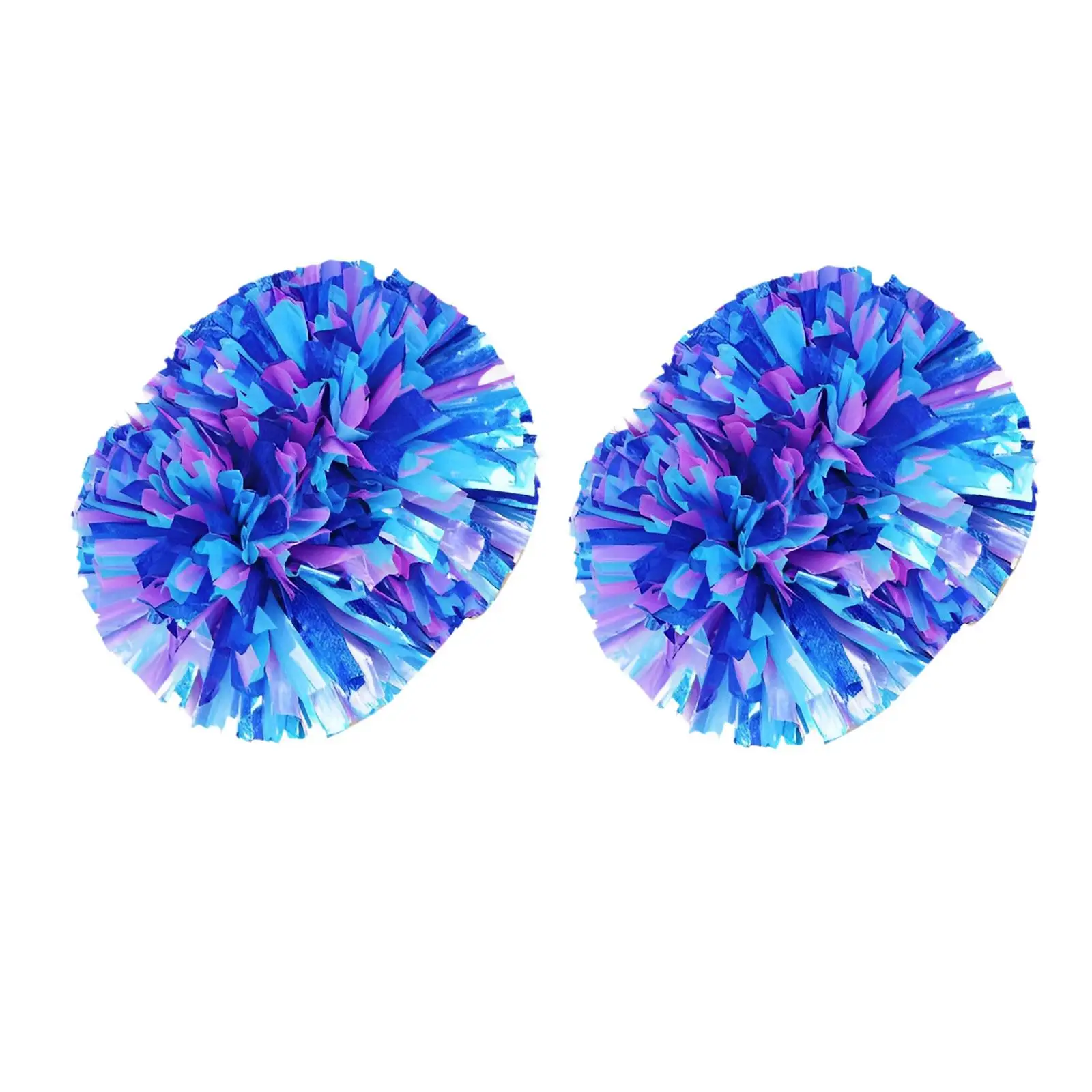 

2 шт. блестящие помпоны для чирлидинга в форме цветка, аксессуар для костюма чирлидерши, для игр и праздников