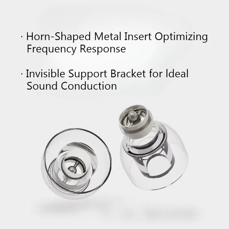 SHANLING SE100 ซิลิโคน Eartips หูในตัวโลหะ Divider ลดวินาที Harmonics ลดการบิดเบือน