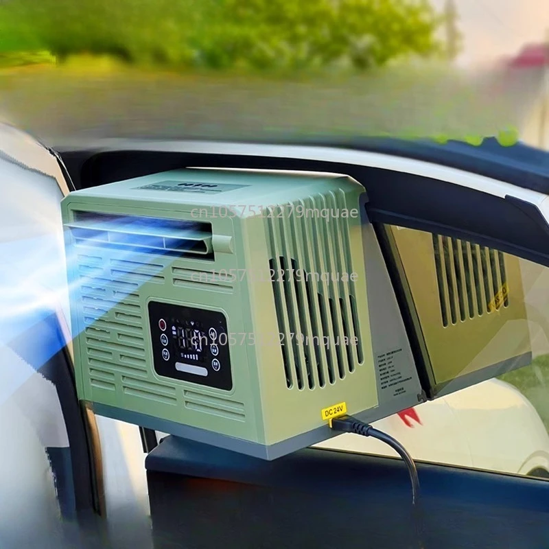Portable Refrigeration Mobile Air Conditioning Small Parking Outdoor Mini Window Frequency Conversion 24V12V