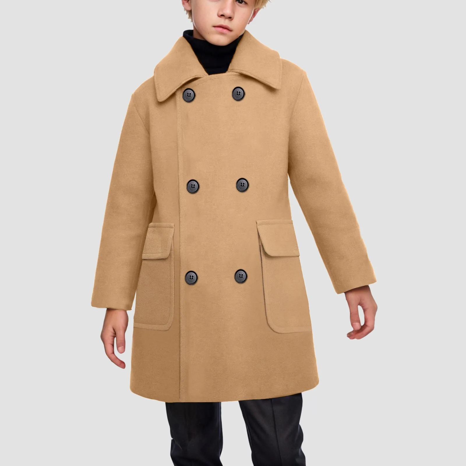 

Boys Jackets Boys Dress Coats Double Breasted Trench Coat Winter Coat With Pockets 1 To 14 Years Baby Boy Winter Coat Jumpsuit