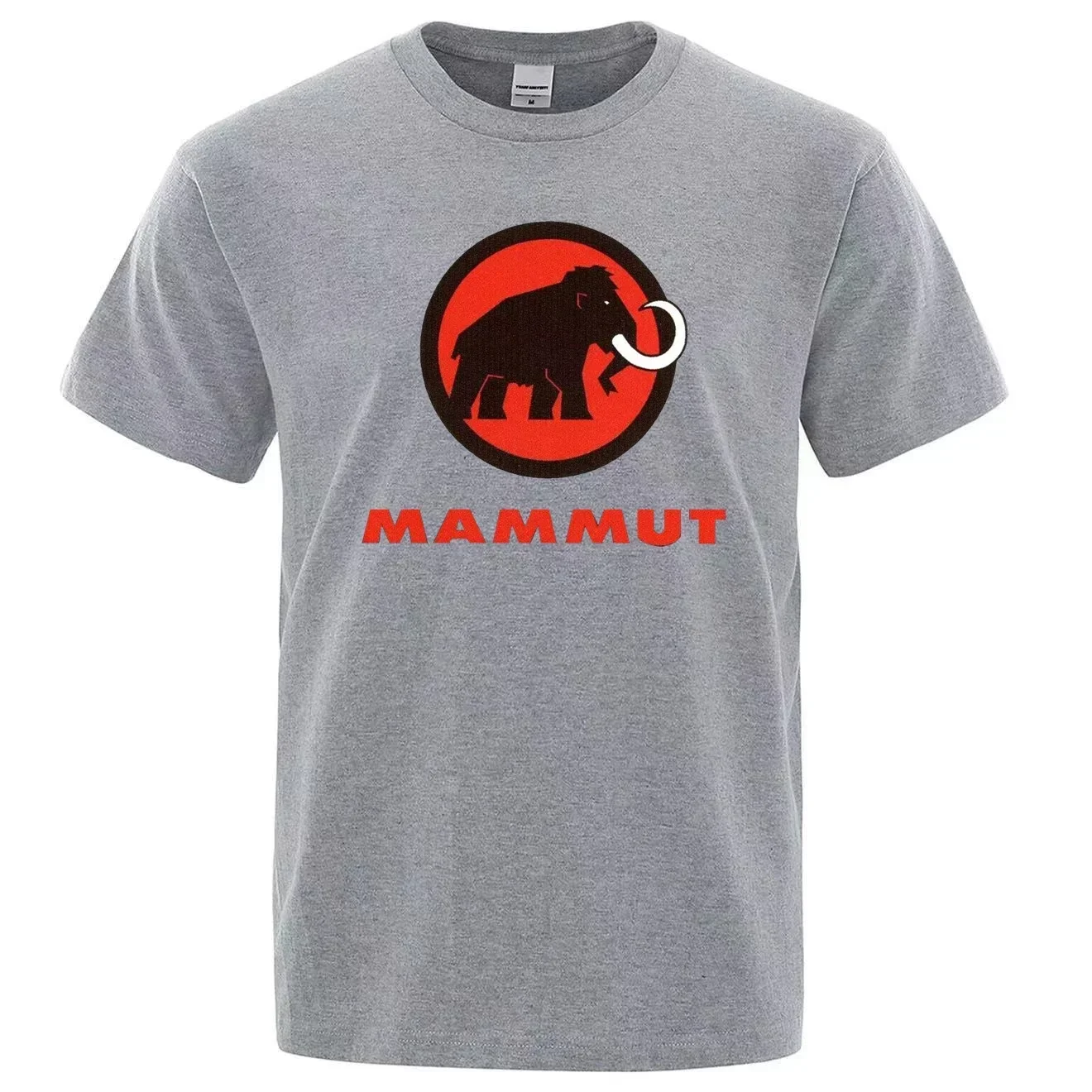 قميص صيفي مطبوع بأكمام قصيرة للرجال والنساء من القطن 100% برقبة دائرية قميص غير رسمي للشارع وأكمام قصيرة #6