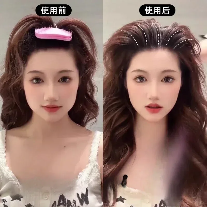 3/6Teeth Fluffy Hair Roots Clips Comb Lazy Hair Top Styling Curling Barrel Portable Korean Hairs Clip Volume Wind Sculpting Comb image 6
