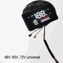 Ebike LCD Display Motor Speedmeter Screen 48-72V 6PIN E-Bike Electric Bike Scooter Motor Digital Instrument Panel Parts