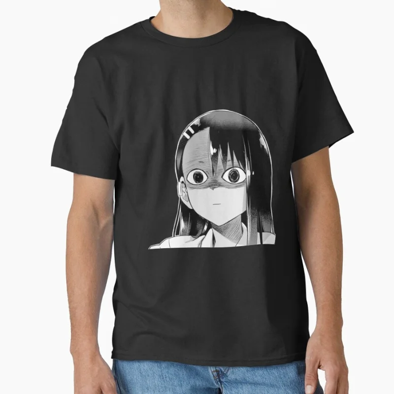 

Dont Toy With Me, Miss Nagatoro Eyes Anime T shirt for man Large size Tops Manga Graphic Print Y2k Clothes Cartoon Tee