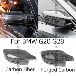 Mirror housing replacement For BMW 3 series G20/G28 320 330 M340i M3 Style carbon fiber Forged carbon 2019-2024