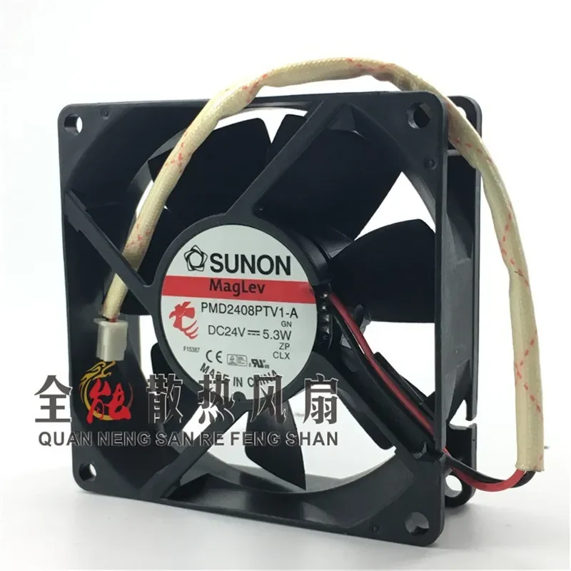 for SUNON PMD2408PTV1-A 24V 5.3W 2-Wire Built-in Inverter Industrial Control Cooling Fan Original