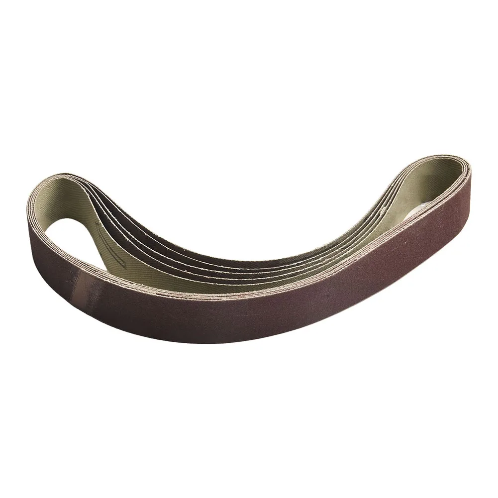 5pcs Aluminum Oxide Sanding Belts 520x20mm Red Color for Belt Sander Machines Used in Shipbuilding and Light Industry