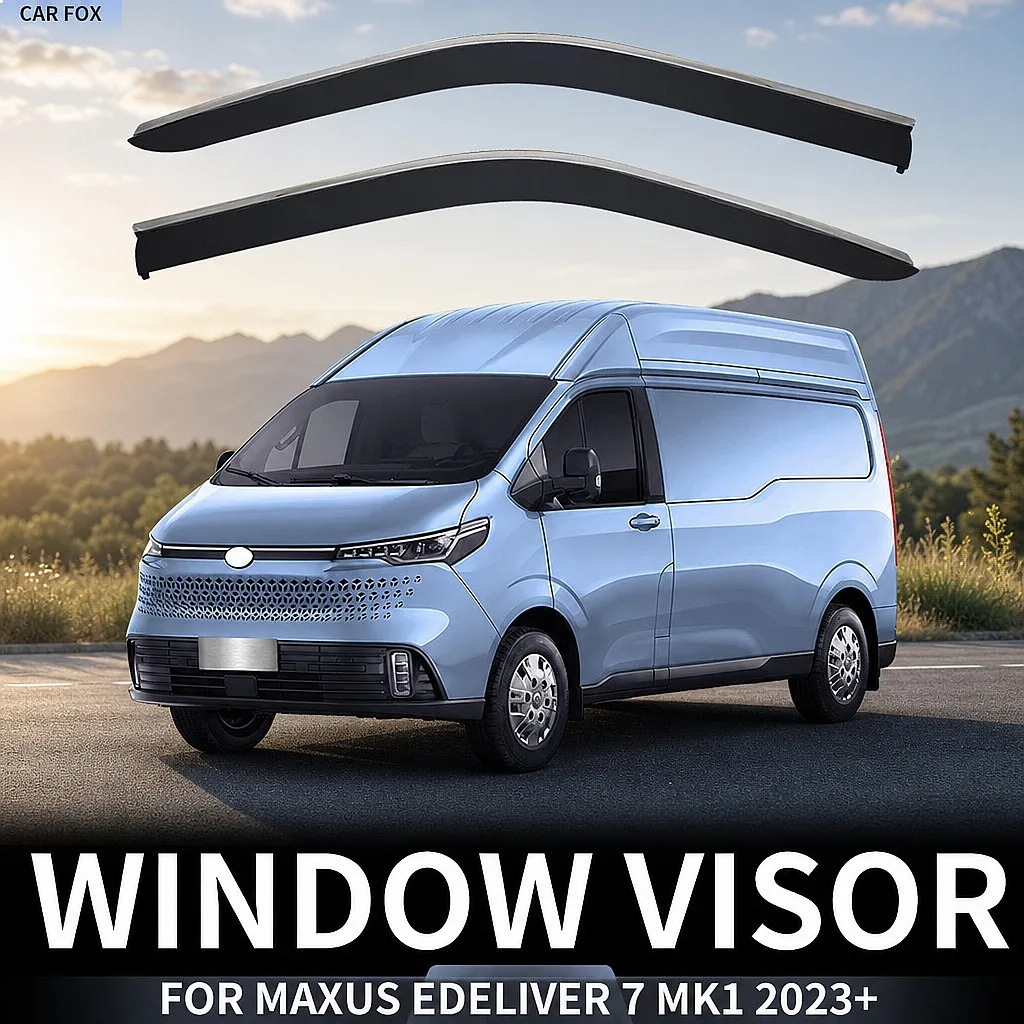 

2Pcs For Maxus eDeliver 7 2023+ Car Window Visor Rain Sun Shade Windshield Side Deflector Auto Accessories