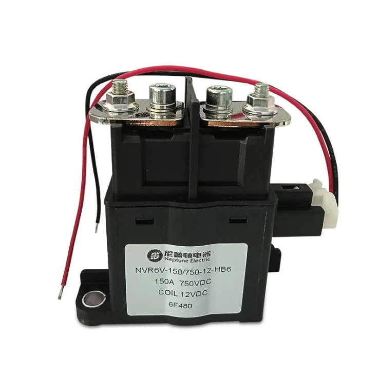 

High Voltage DC Relay EV 150A Contactor With Auxiliary 750VDC 12V DC Relay for Electric Bicycle/ Car/ Truck/New Energy Vehicles