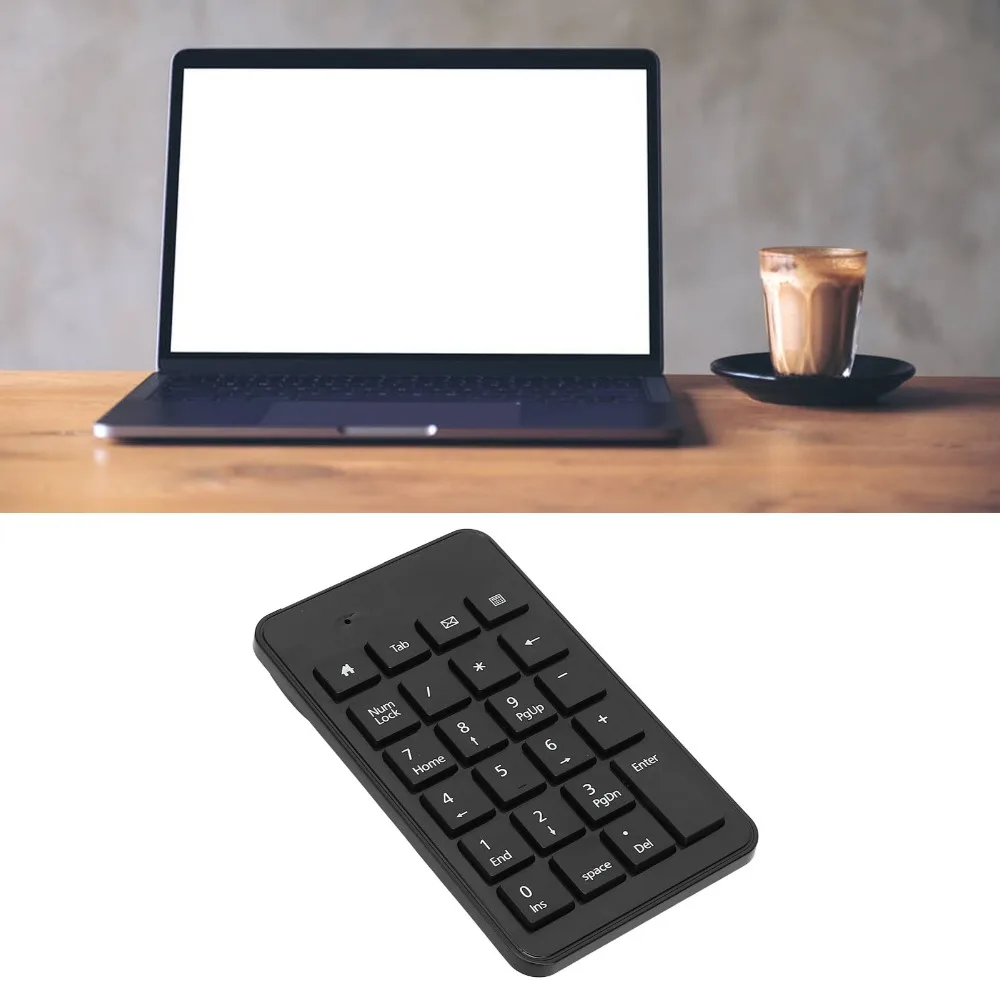 

23 Keys Wired USB Numeric Keypad Low Noise Small Lightweight Number Pad Ultra-Slim Portable Numeric Keyboard Accounting Finance