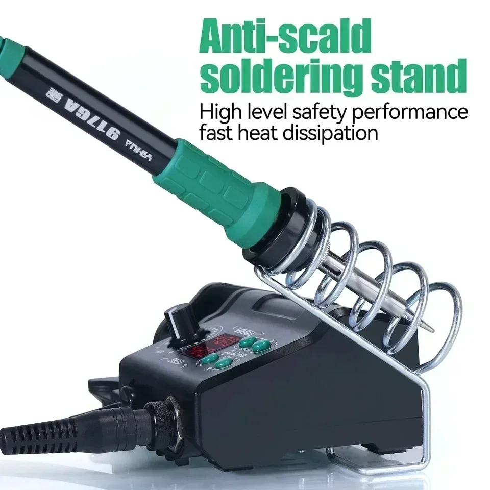 محطة لحام 750 واط 2 في 1 سبيكة لحام طقم لحام تسخين سريع LCD مسدس هواء ساخن مصلحة الارصاد الجوية PCB أدوات إصلاح محطة إعادة العمل الصغيرة