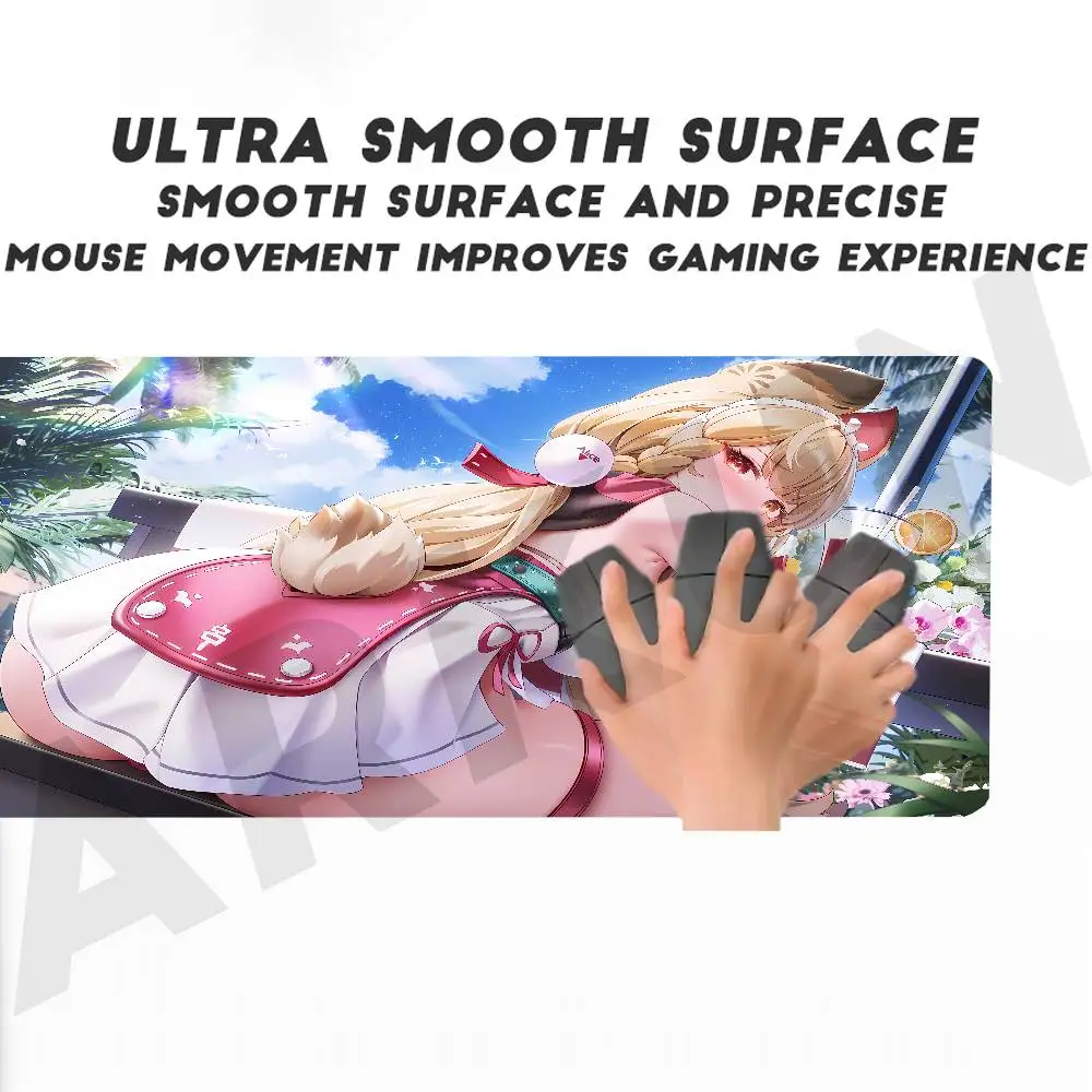 XL Zenless Zone Zero Cute Hot Yuzuha Kawaii Girl Alice Mouse Pad Gamer ملحقات الكمبيوتر لوحة المفاتيح شركة الألعاب مكتب الكمبيوتر المحمول