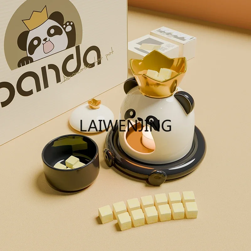 

LYN Cute Panda Fragrance Candle DIY Gift Box Living Room Bedroom Premium Souvenir