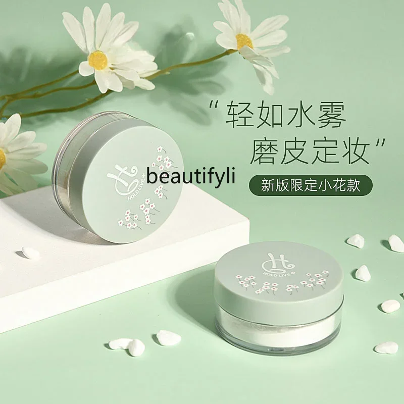 zq Water Powder Air Face Powder Delicate Colorless without Makeup Brightening Oil Control Long-Lasting Finishing Moisturizing