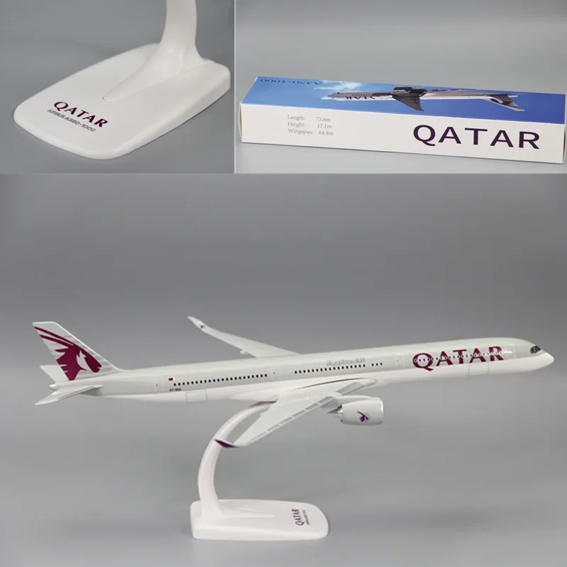 1:200 スケール A350-1000 カタール航空航空 ABS プラスチック飛行機